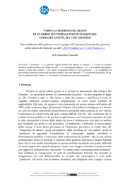 VERSO LA RIFORMA DEL REATO DI SCAMBIO ELETTORALE