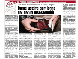 Come uscire per legge dai debiti insostenibili