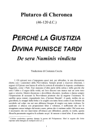 perché la giustizia divina punisce tardi