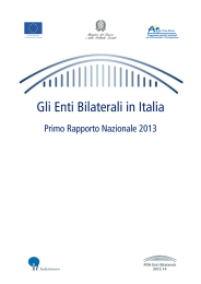 Gli Enti Bilaterali in Italia. Primo Rapporto Nazionale