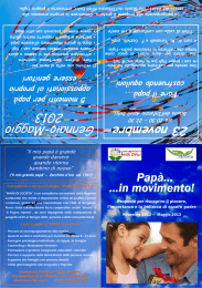 Volantino Papà in movimento