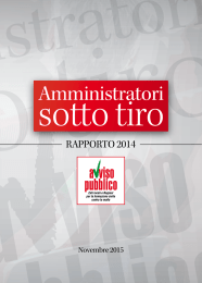 Amministratori sotto tiro