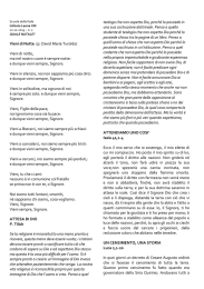 Vieni di Notte. (p. David Maria Turoldo) Vieni di notte, ma nel nostro