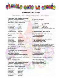 i suoni delle cose - Il Piccolo Coro la Goccia