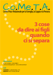 3 cose da dire ai figli quando ci si separa