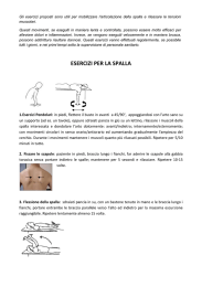 Esercizi per la SPALLA - Studio di Fisioterapia Dott. Costantini