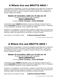 Volantino milano brutta aria