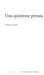 Una questione privata