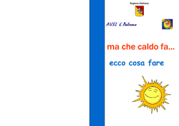 ma che caldo fa... ma che caldo fa