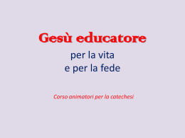 La pedagogia di Gesù