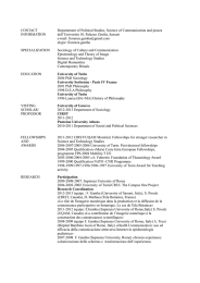 gamba en cv - Anagrafe della Ricerca