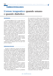 L`errore terapeutico: quando umano e quando diabolico