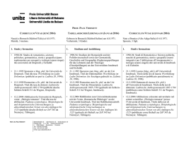 Curriculum Vitae - Libera Università di Bolzano