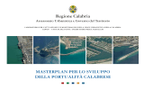 Master Plan - Regione Calabria - Dipartimento Urbanistica e
