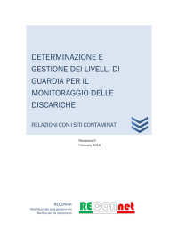 Determinazione e gestione dei livelli di guardia per il