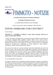 enpam: dobbiamo farci sentire!!!