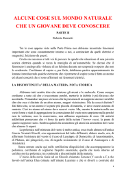 Alcune cose che un giovane deve sapere sul mondo