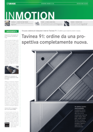 Tavinea 91: ordine da una pro- spettiva completamente nuova.