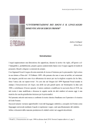 “L`INTERPRETAZIONE DEI SOGNI E IL LINGUAGGIO