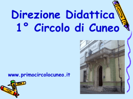 Tempo pieno - Primo circolo cuneo