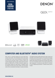 ceol carino computer and bluetooth® audio system