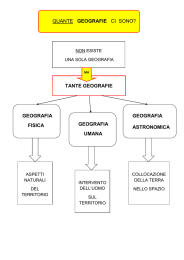 QUANTE GEOGRAFIE CI SONO? TANTE GEOGRAFIE GEOGRAFIA