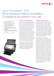 Xerox® DocuMate® 3125 Per la Scansione Veloce, Accessibile e