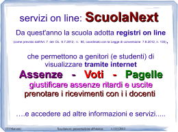 Istruzioni per ScuolaNEXT