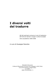 I diversi volti del tradurre