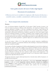 Il Direttore dei Lavori - Autorit&agrave; Nazionale Anticorruzione