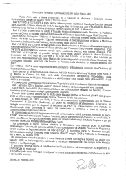 Curriculum formativo e professionaie del dottor Paolo Almi Paolo