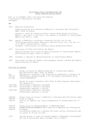 Curriculum vitae e professionale del dottor Gentile