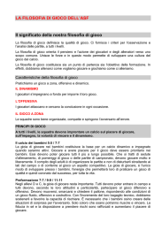 LA FILOSOFIA DI GIOCO DELLA ASF