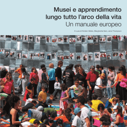 Musei e apprendimento lungo tutto l`arco della vita (pdf, 4569