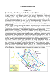 La Navigabilità del fiume Tevere - Autorità di Bacino del fiume Tevere