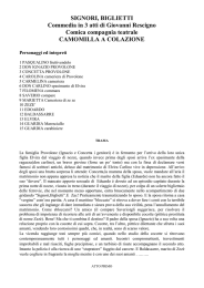 SIGNORI, BIGLIETTI Commedia in 3 atti di Giovanni Rescigno