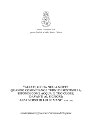 alzati, grida nella notte quando cominciano i turni di sentinella