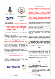 “Se fossi un pompiere cosa farei………….?”