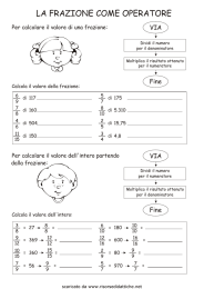 la frazione come operatore