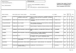 TPPS03201B ELENCO DEI LIBRI DI TESTO ADOTTATI O