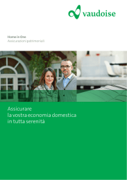 Assicurare la vostra economia domestica in tutta serenit&agrave;