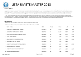 RP12 lista riviste rank