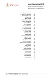 Amministratuve 2016 - Totale preferenze lista