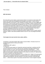 «Una nera signora...». Il tema della morte nei cantautori italiani
