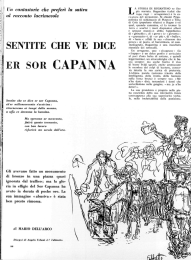 sentite che ve dice er sor capanna - Gli archivi digitali dell`Archivio