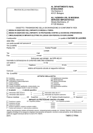 Modulo trasmissione DiCo - Versione