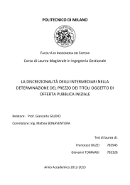 TESI DI MERDA - POLITesi