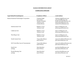 04/10/15 KAMAN DISTRIBUTION GROUP COMPLIANCE