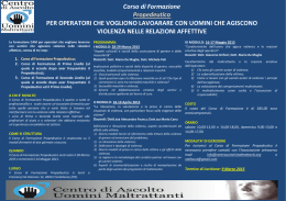 Cremona - Centro di Ascolto Uomini Maltrattanti