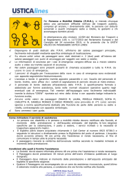 Informativa persone a mobilità ridotta